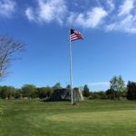 Jamestown Golf Course American Flag